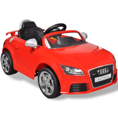 Audi TT RS bil til børn fjernbetjening hvid