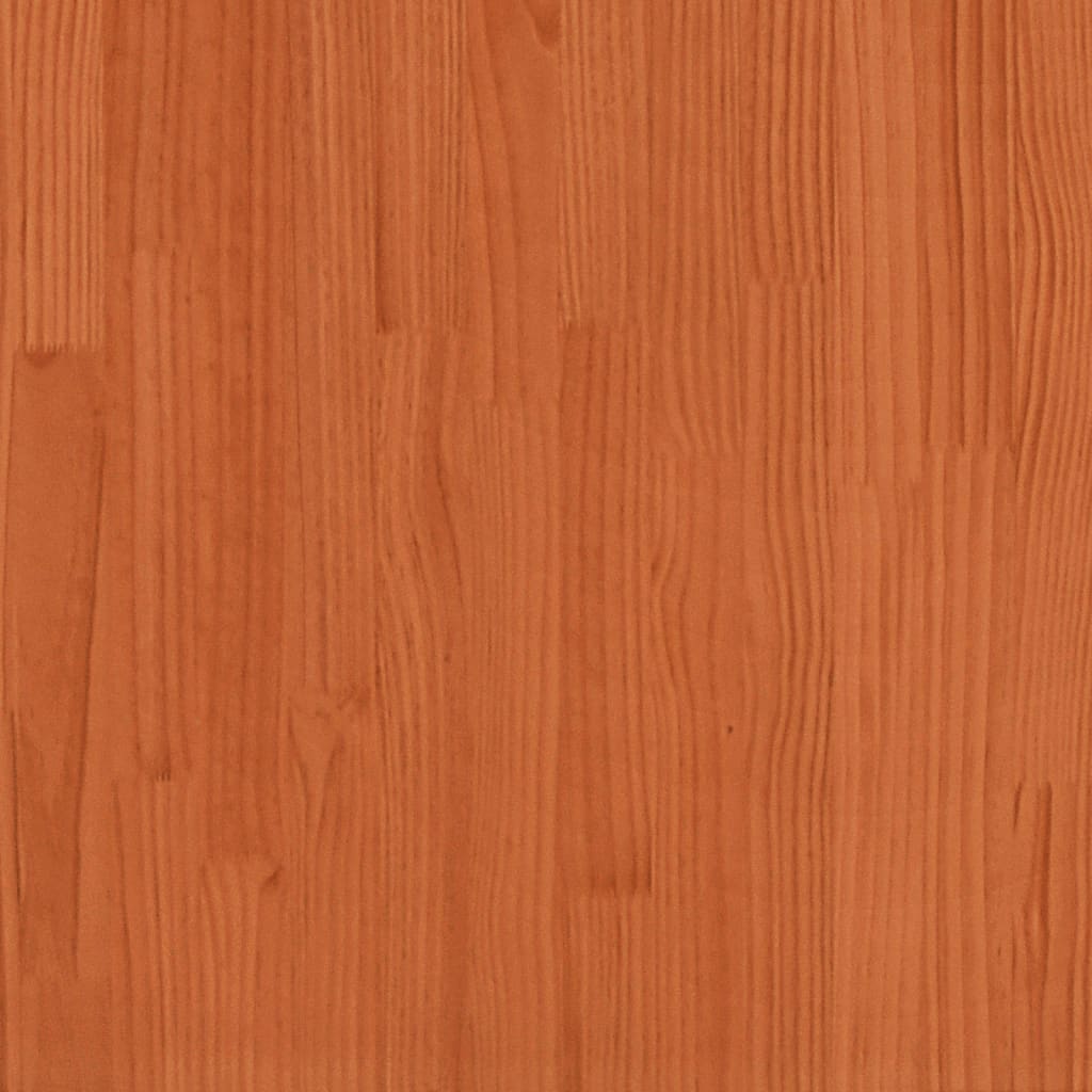 brændestativ 108x64,5x110 cm massivt fyrretræ gyldenbrun