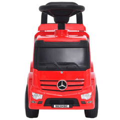 gåbil Mercedes-Benz lastbil rød