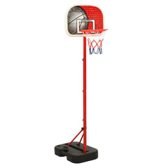 bærbart basketballsæt justerbart 138,5-166 cm