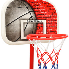 bærbart basketballsæt justerbart 138,5-166 cm