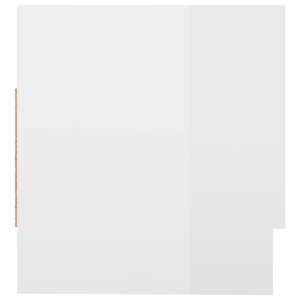 garderobe 70x32,5x35 cm spånplade hvid højglans