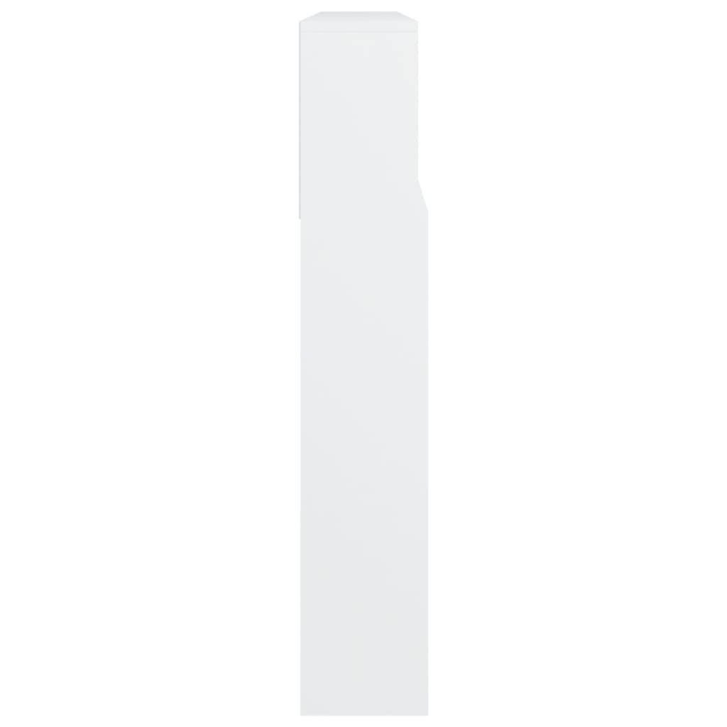 sengegavl med opbevaring 220x19x103,5 cm hvid