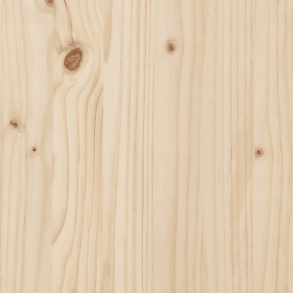 vinreol 61,5x30x82 cm massivt fyrretræ