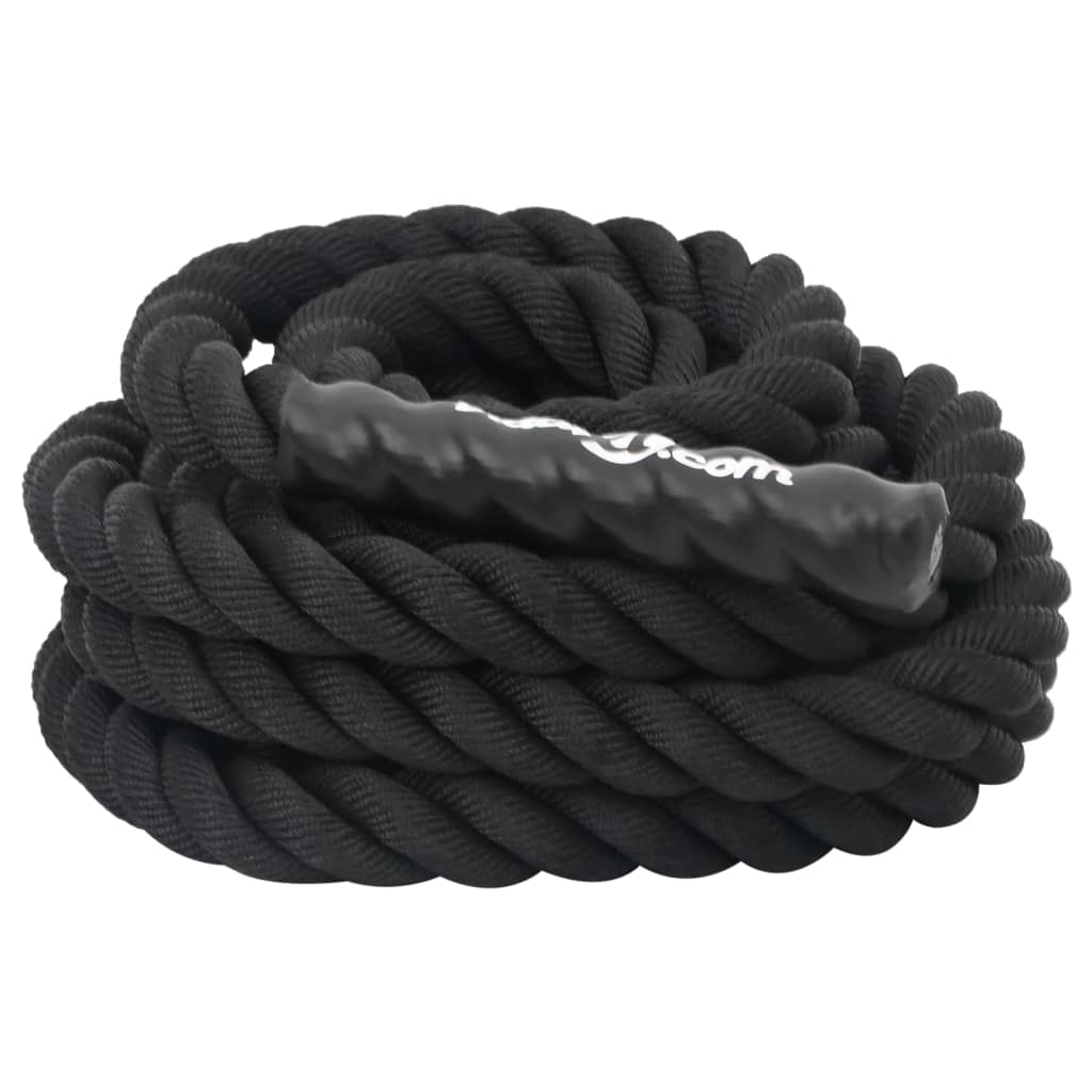 battle rope 6 m 4,5 kg polyester sort