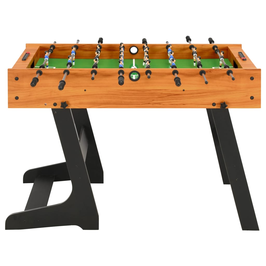 foldbart bordfodboldbord 121 x 61 x 80 cm sort