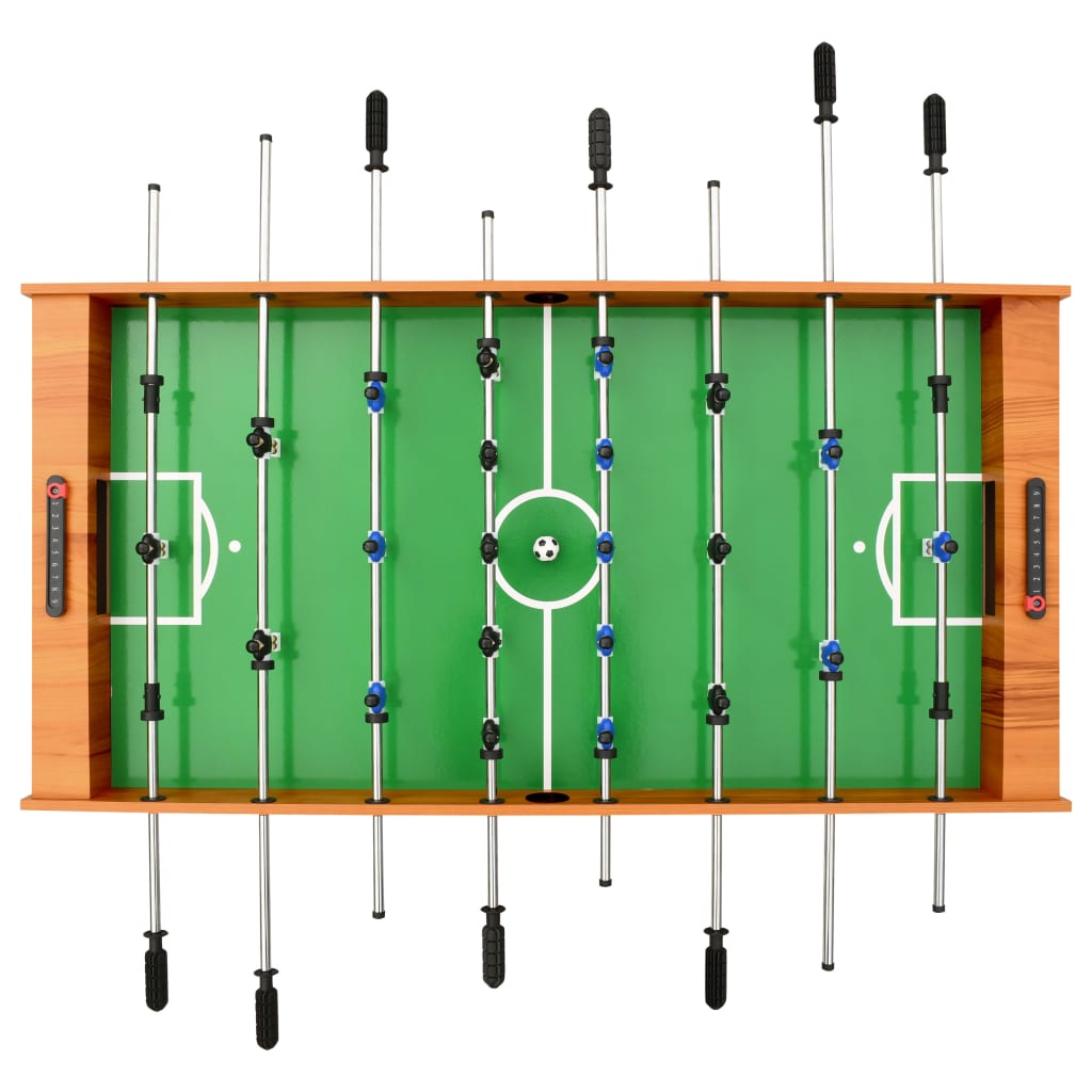 foldbart bordfodboldbord 121 x 61 x 80 cm sort