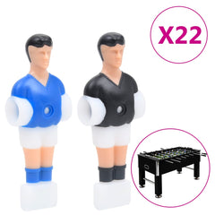 spillerfigurer til bordfodbold til 12,7 mm stang 22 stk.