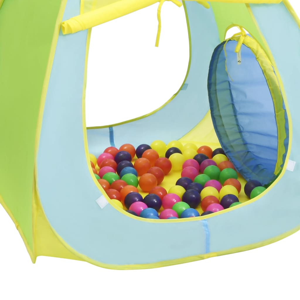 legetelt til børn med 100 bolde flerfarvet
