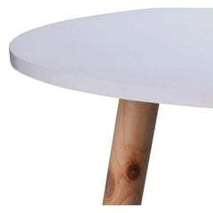 H&S Collection bord til børn 60x41 cm hvid
