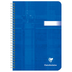 Clairefontaine notesbøger m. spiralryg 5 stk. A5 90 ark 5x5 mm kvadrat