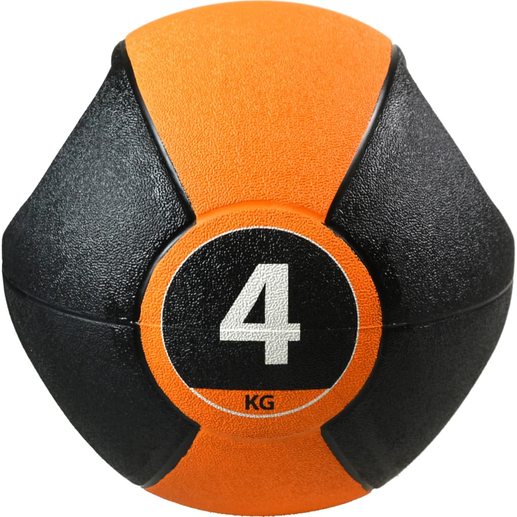 Pure2Improve medicinbold med håndtag 4 kg orange