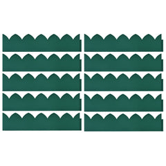 plænekanter 10 stk. 65x15 cm PP grøn