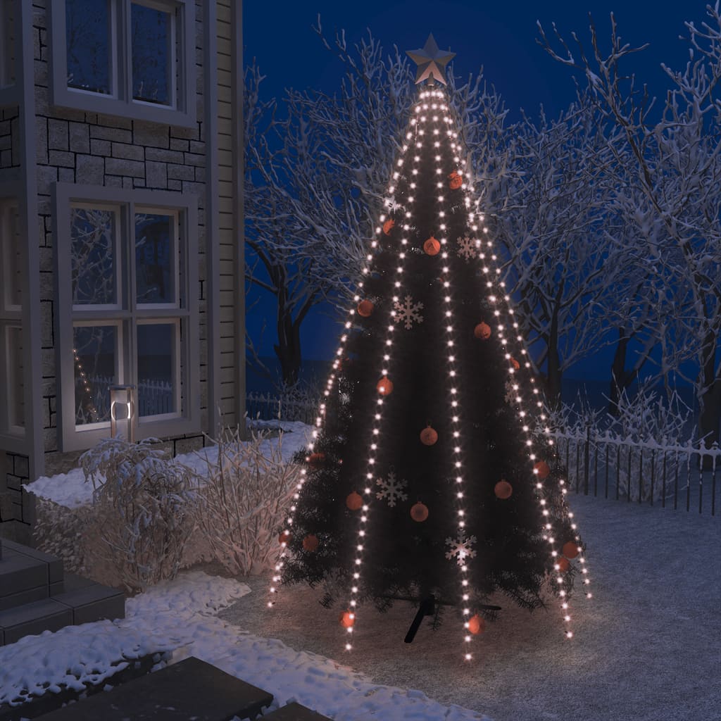 lysnet til juletræ 300 lysdioder 300 cm
