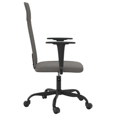 kontorstol med justerbar højde meshstof mørkegrå