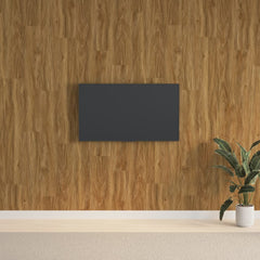 vægpaneler 4,12 m² trælook PVC brun