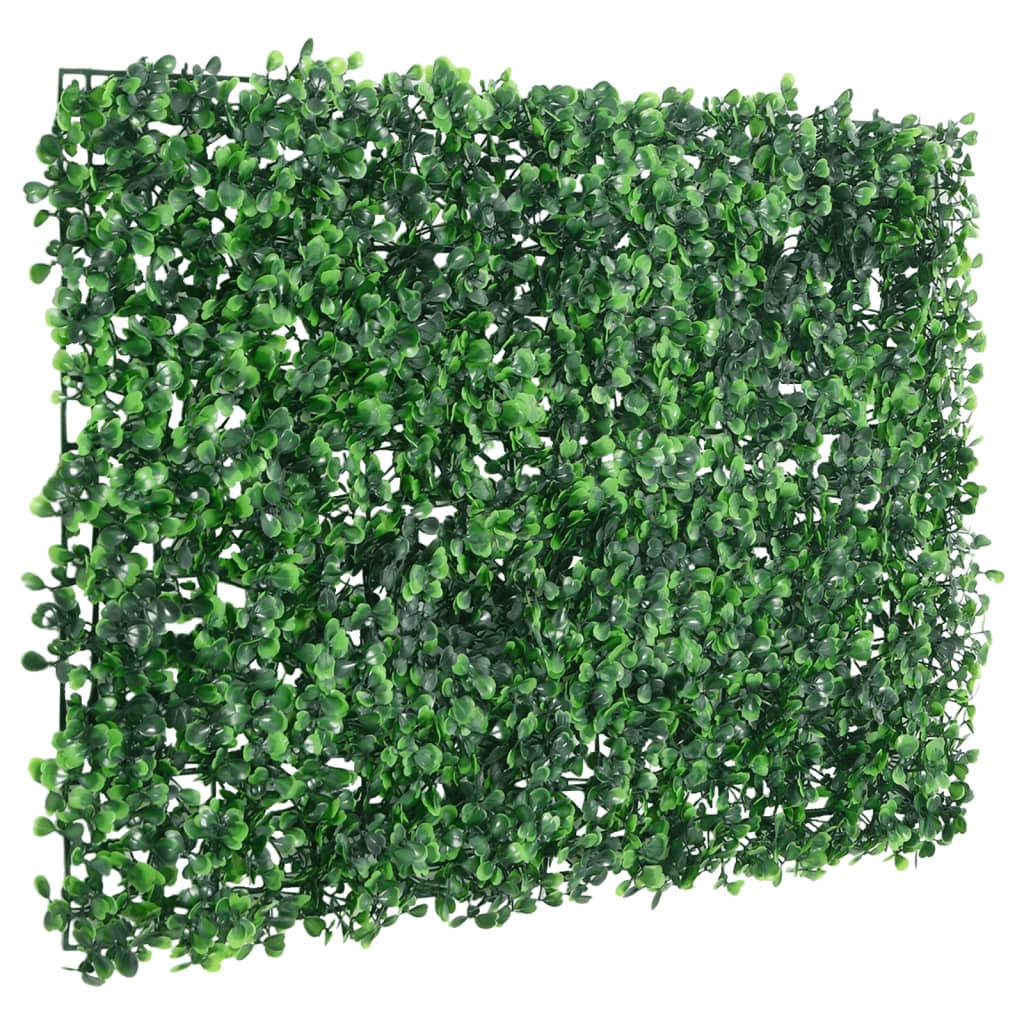  kunstige hække 6 stk. 40x60 cm grøn