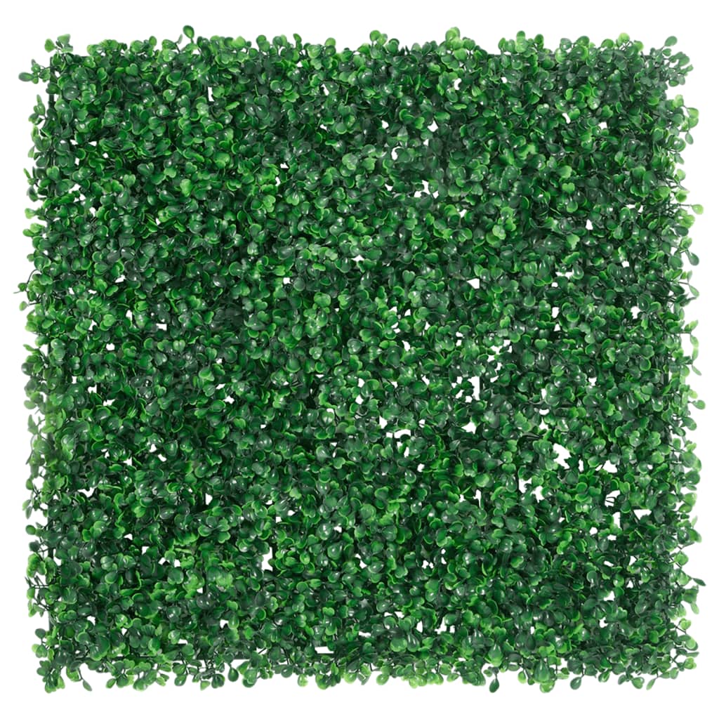 kunstige hække 6 stk. 50x50 cm grøn
