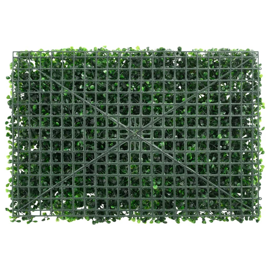  kunstige hække 24 stk. 40x60 cm grøn