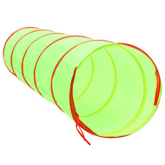 legetunnel til børn 175 cm 250 bolde polyester grøn