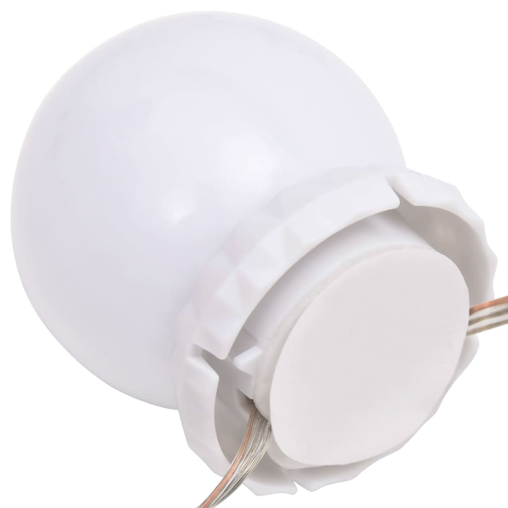 lampesæt til spejl 8 LED-lamper varm hvid og kold hvid