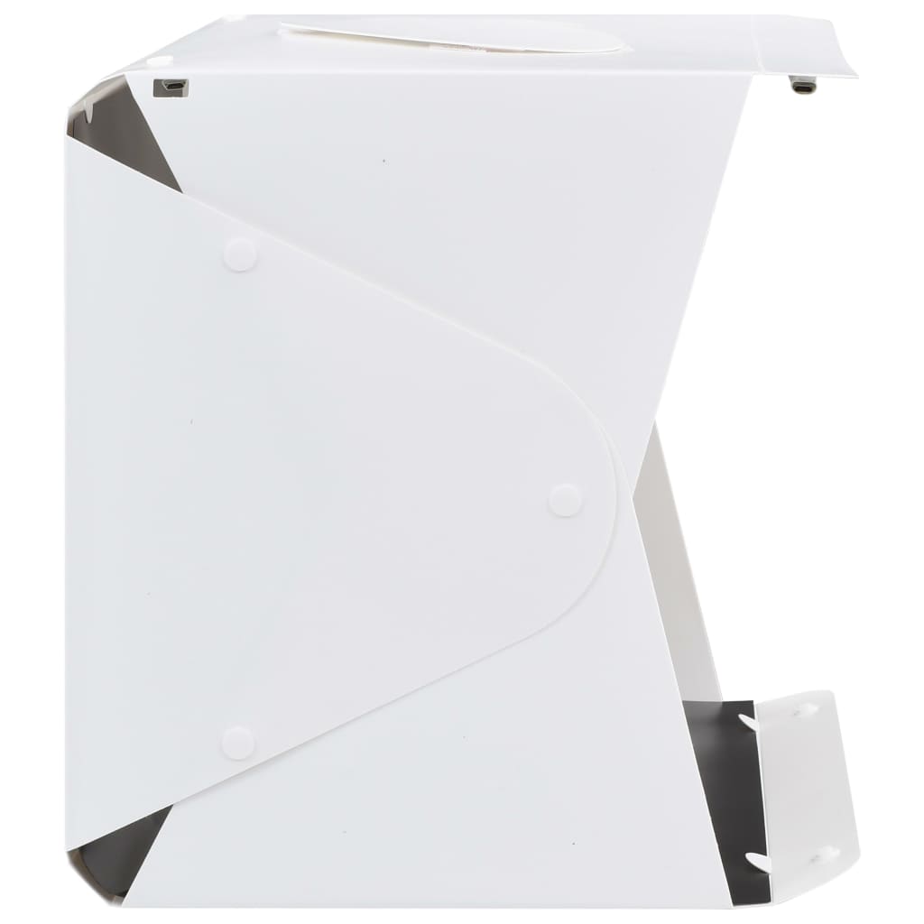 foldbar lyskasse til fotostudie 40 x 34 x 37 cm plastik hvid