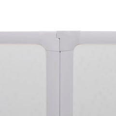 Bad Skærm 140 x 168 cm 7 Foldbare Paneler med håndklædeholder