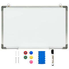 magnetisk whiteboard 110x60 cm stål hvid