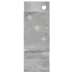 jordankre 6 stk. 9x6x15 cm galvaniseret stål sølvfarvet