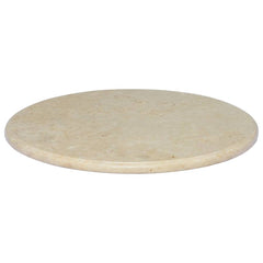 bordplade Ø60x2,5 cm marmor cremefarvet