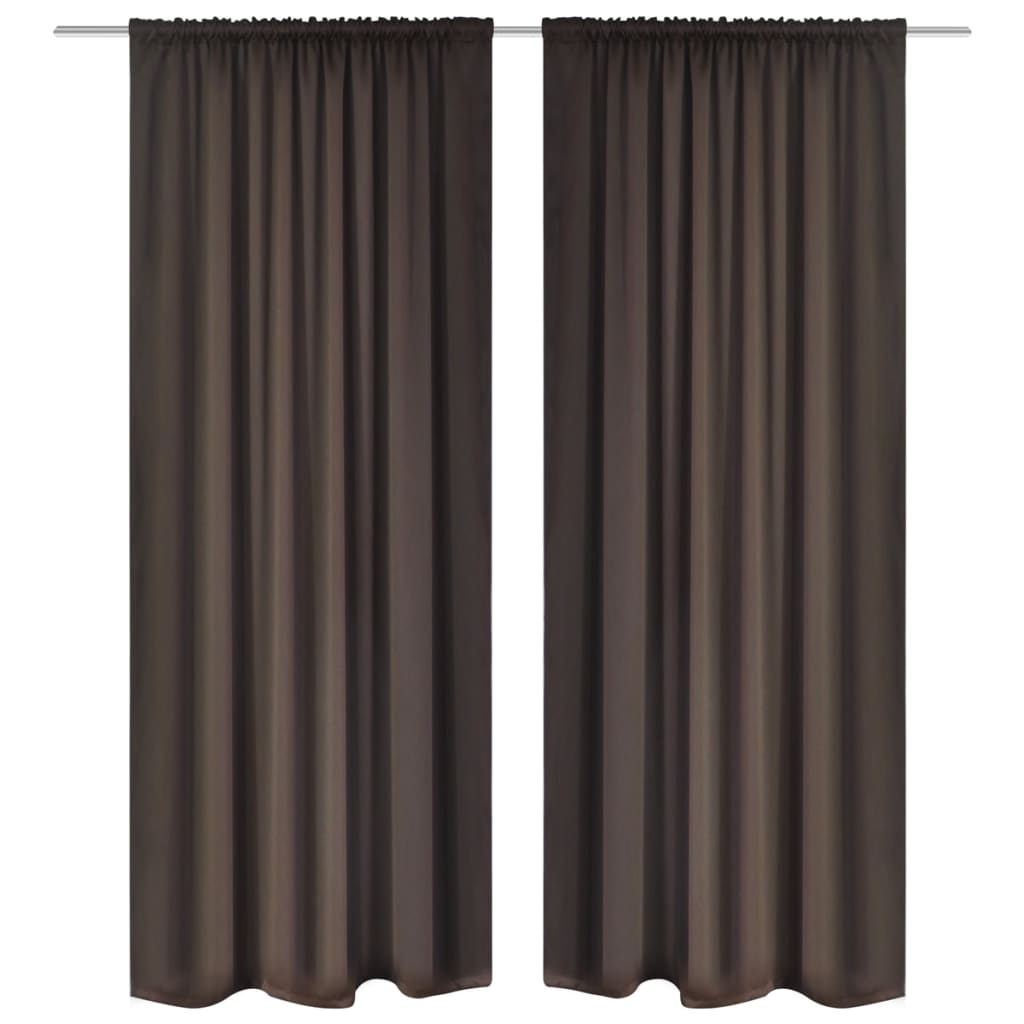 gardiner 2 stk. 135x245 cm mørklægning cremefarvet