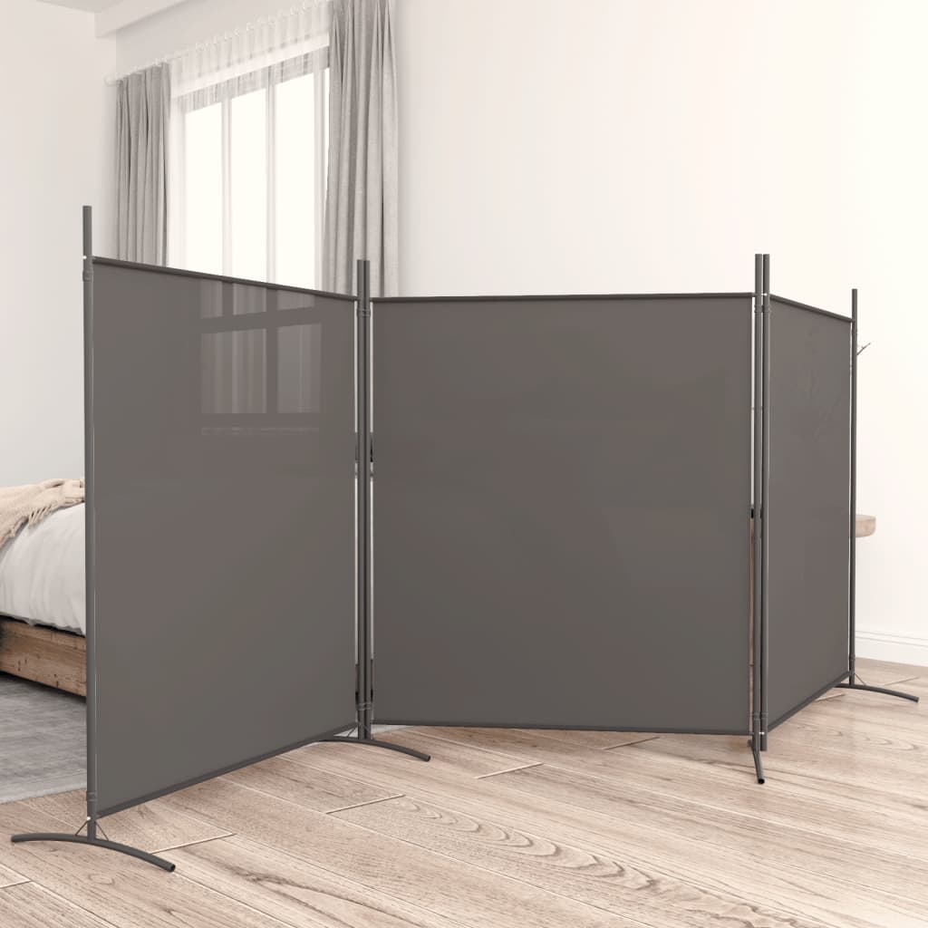 1-panels rumdeler 175x180 cm antracitgrå