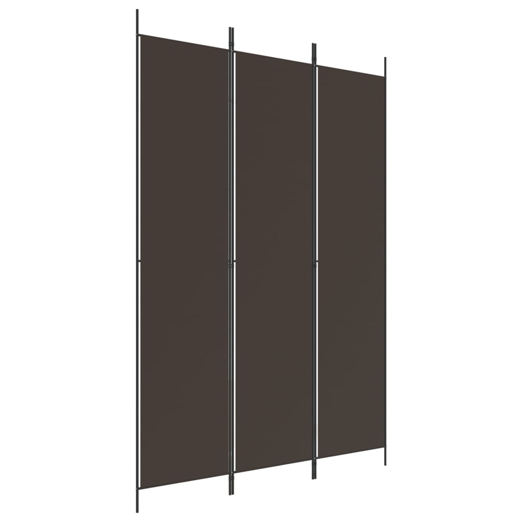 3-panels rumdeler 150x220 cm stof antracitgrå