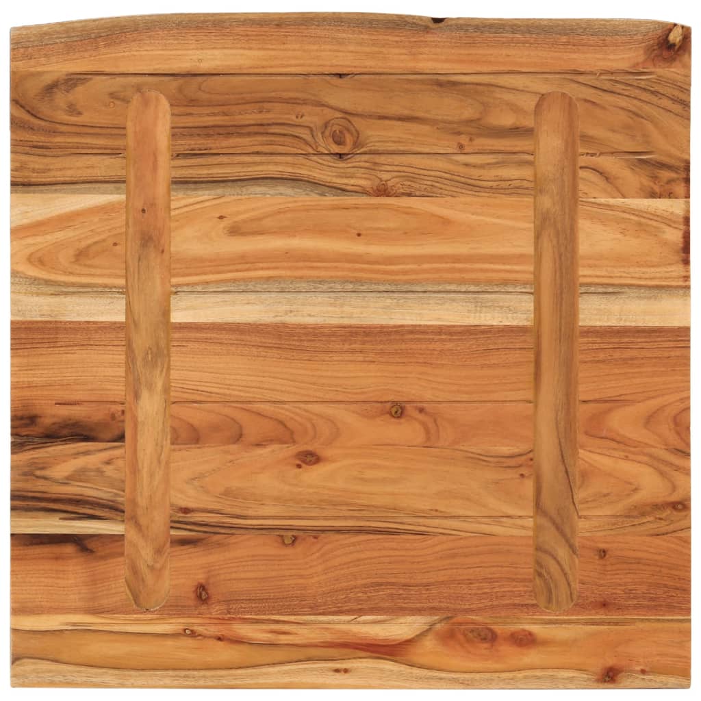 bordplade til badeværelse 60x60x3,8 cm firkantet akacietræ
