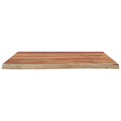 bordplade til badeværelse 80x60x3,8 cm rektangulær akacietræ