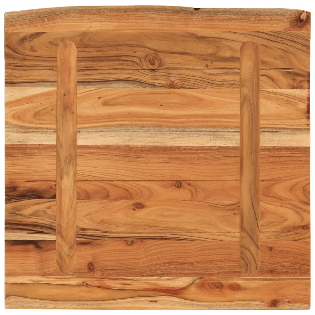 bordplade til badeværelse 60x60x2,5 cm firkantet akacietræ