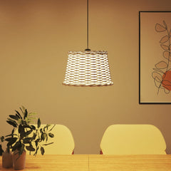 lampeskærm til loftlampe Ø40x26 cm flet hvid
