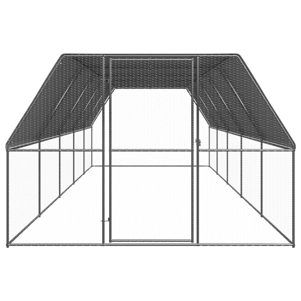 hønsegård 3x4x2 m galvaniseret stål