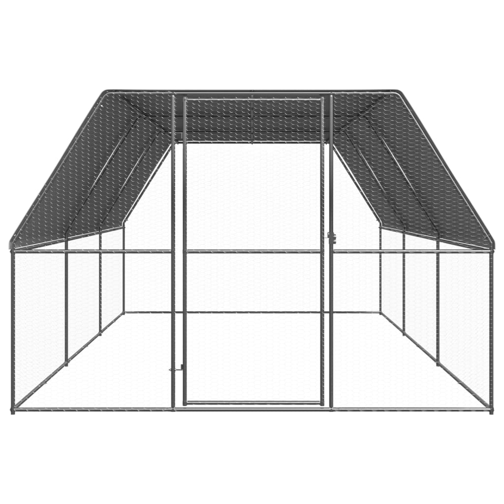 hønsegård 3x4x2 m galvaniseret stål