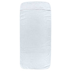 strandhåndklæder 6 stk. 60x135 cm 400 GSM stof hvid