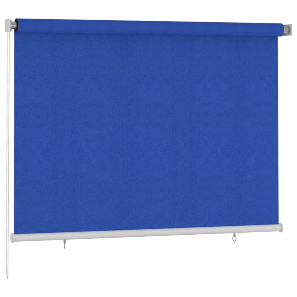udendørs rullegardin 60x140 cm HDPE blå
