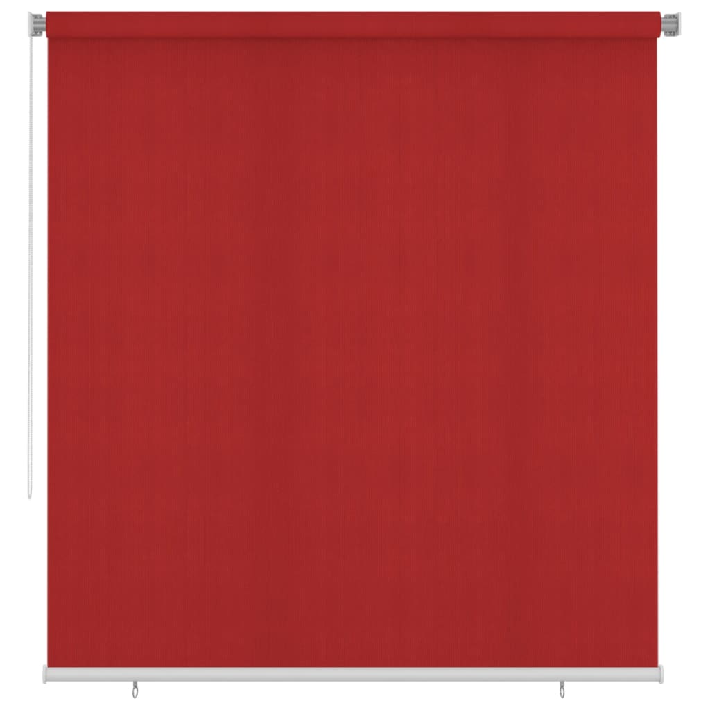 udendørs rullegardin 80x140 cm HDPE rød