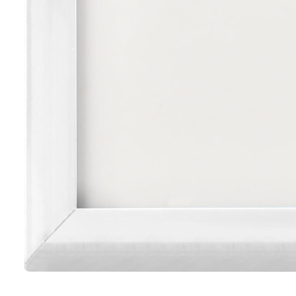 billedrammer 3 stk. til væg eller bord 21x29,7 cm MDF hvid