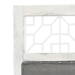 3-panels rumdeler 105x165 cm stof grå