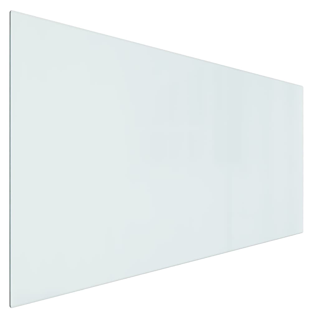 glasplade til pejs 120x60 cm rektangulær