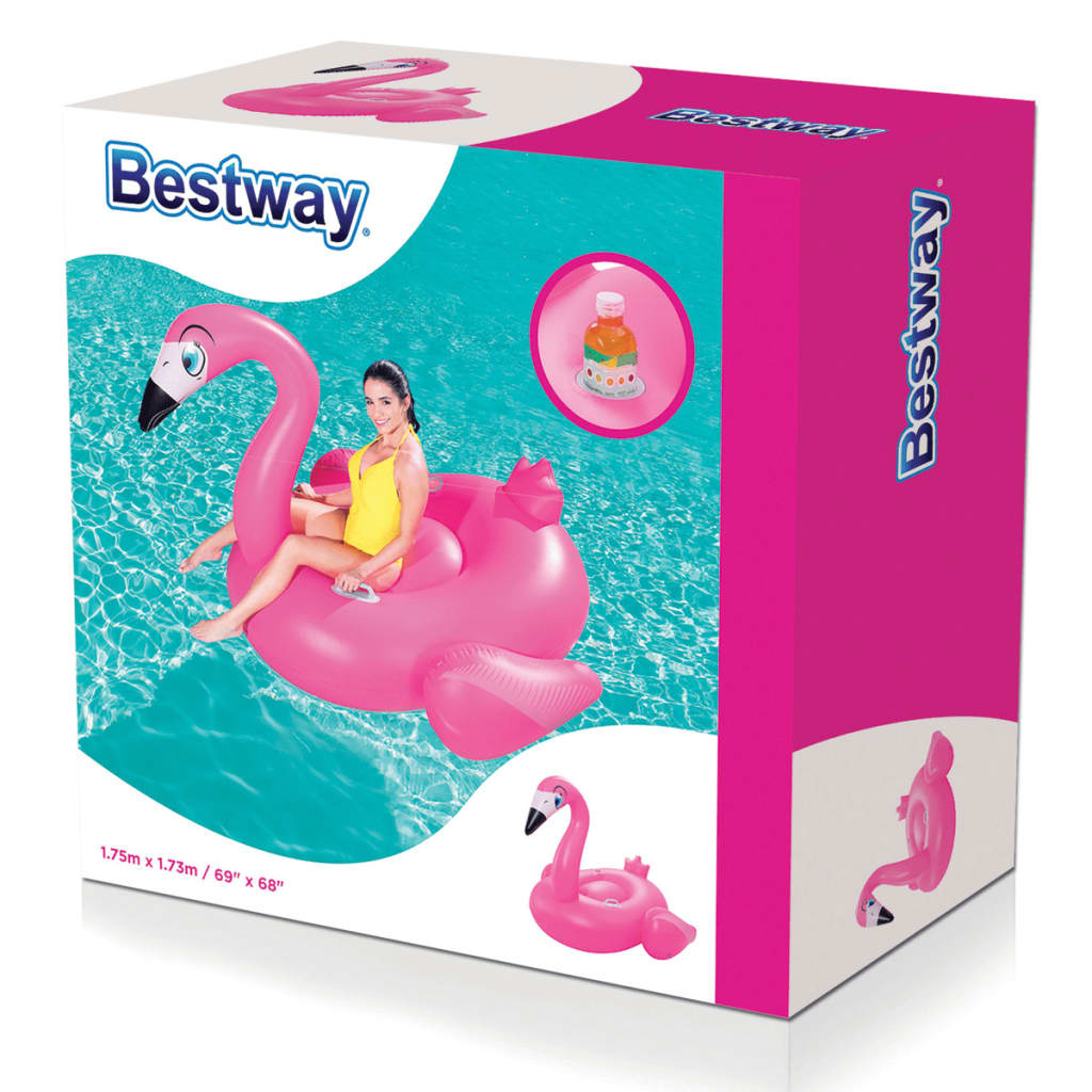 Bestway oppustelig flamingo badedyr 41119