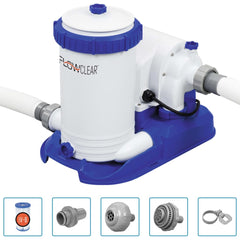 Bestway Flowclear filterpumpe til swimmingpool 9463 l/t