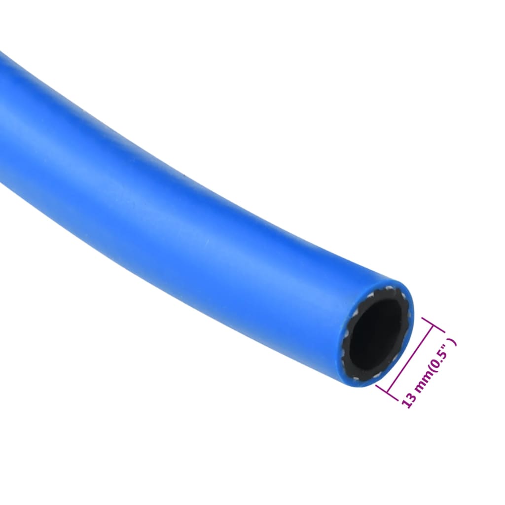 luftslange 0,7" 100 m PVC blå