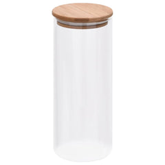 opbevaringsglas med bambuslåg 6 stk. 1000 ml