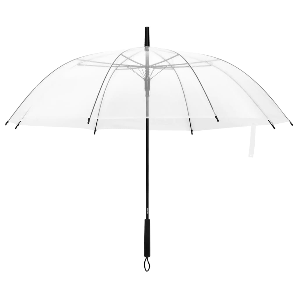paraply 107 cm transparent